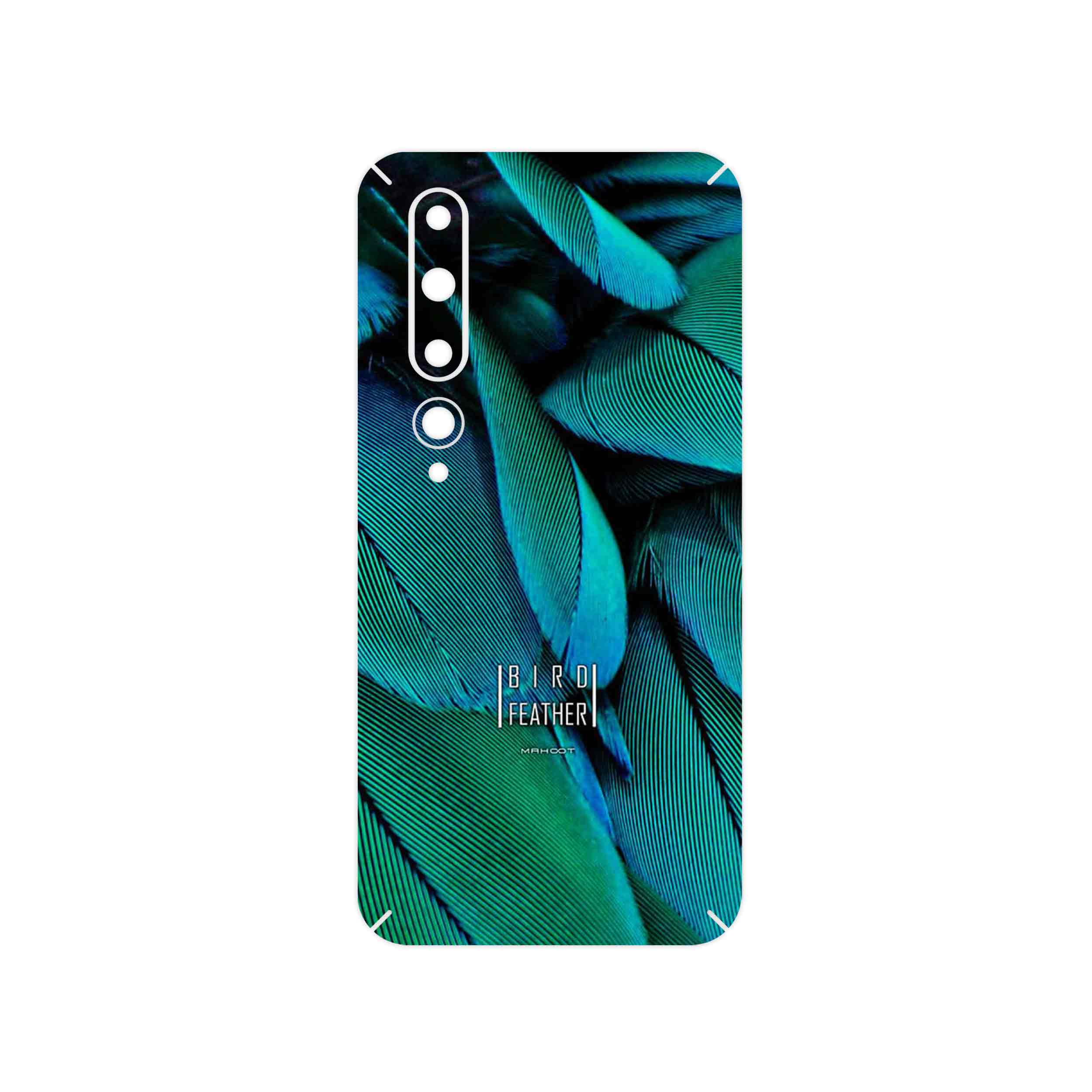 برچسب پوششی ماهوت مدل Green Feather مناسب برای گوشی موبایل شیائومی Mi 10 5G