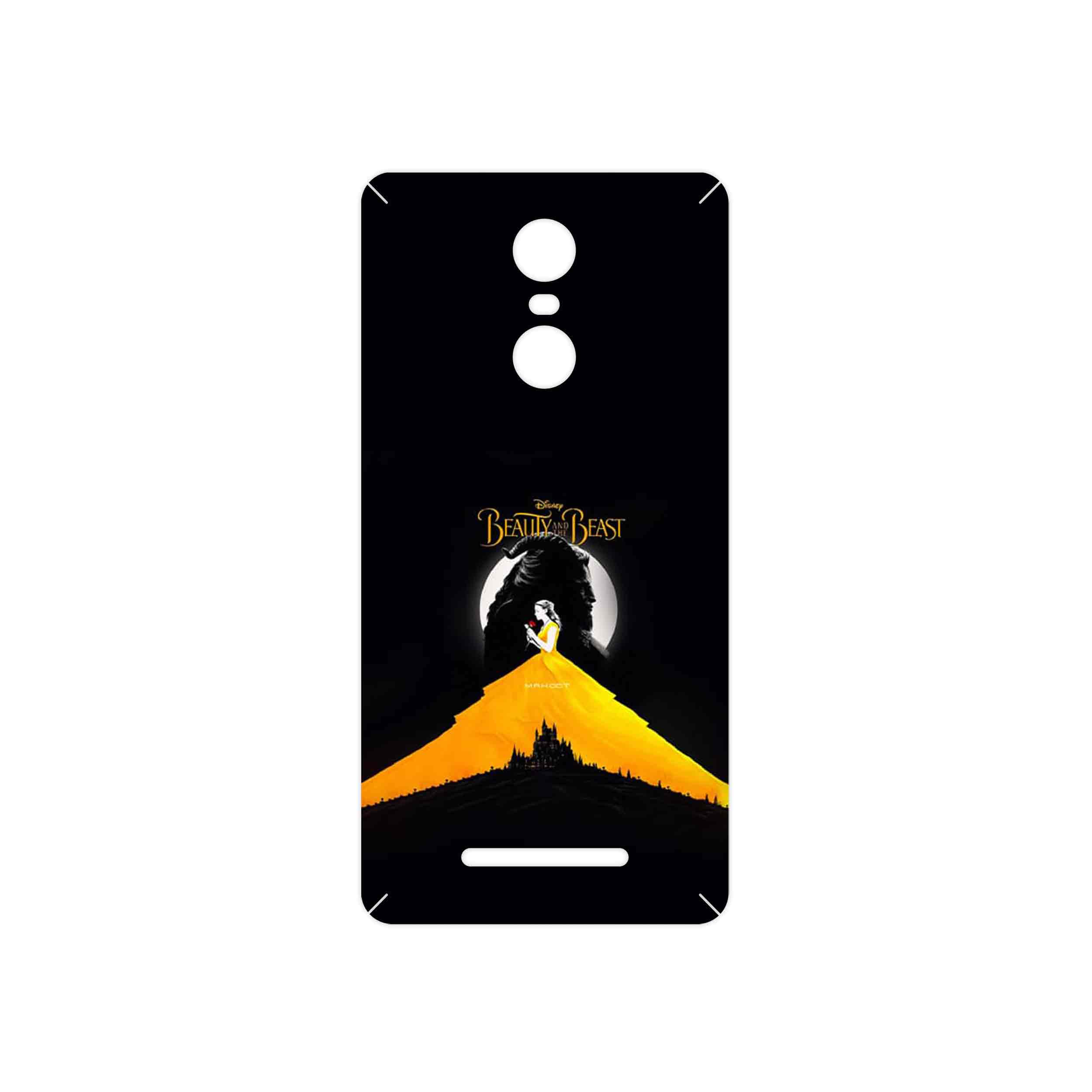 برچسب پوششی ماهوت مدل Beauty and the Beast مناسب برای گوشی موبایل شیائومی Redmi Note 3