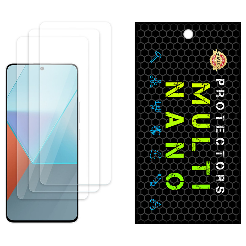 محافظ صفحه نمایش مولتی نانو مدل X-S3N مناسب برای گوشی موبایل شیائومی Redmi Note 13 Pro بسته سه عددی | کالا برتری