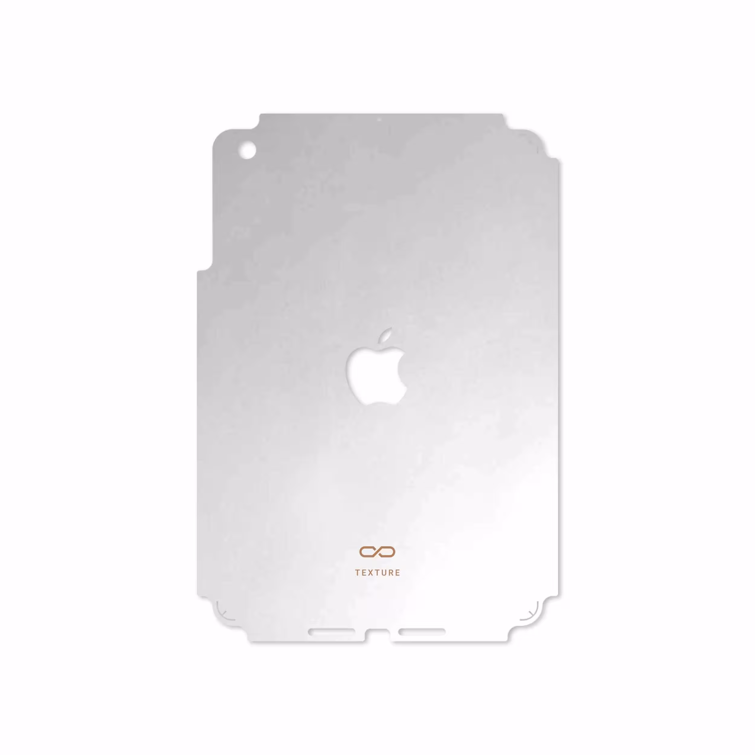 برچسب پوششی ماهوت مدل Metallic-White مناسب برای تبلت اپل iPad mini 2012 A1455