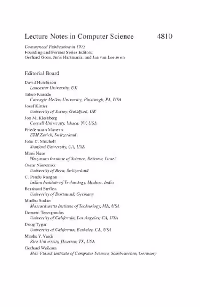 خرید و دانلود نسخه کامل کتاب Advances in Multimedia Information Processing – PCM 2007: 8th Pacific Rim Conference on Multimedia, Hong Kong, China, December 11-14, 2007. Proceedings