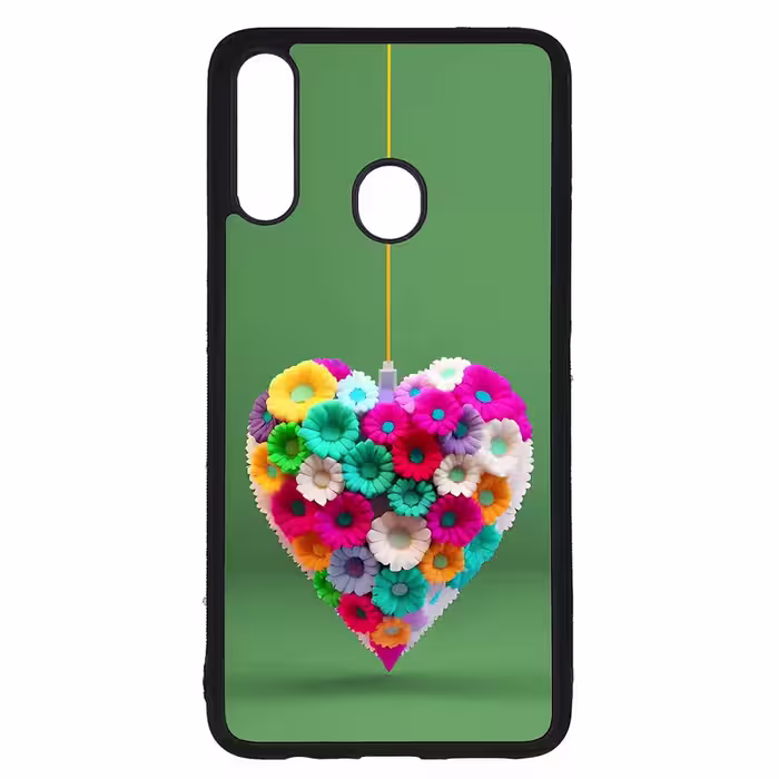 کاور طرح قلبی کد G-146 مناسب برای گوشی موبایل سامسونگ Galaxy A20s | دیجی قاب دونی