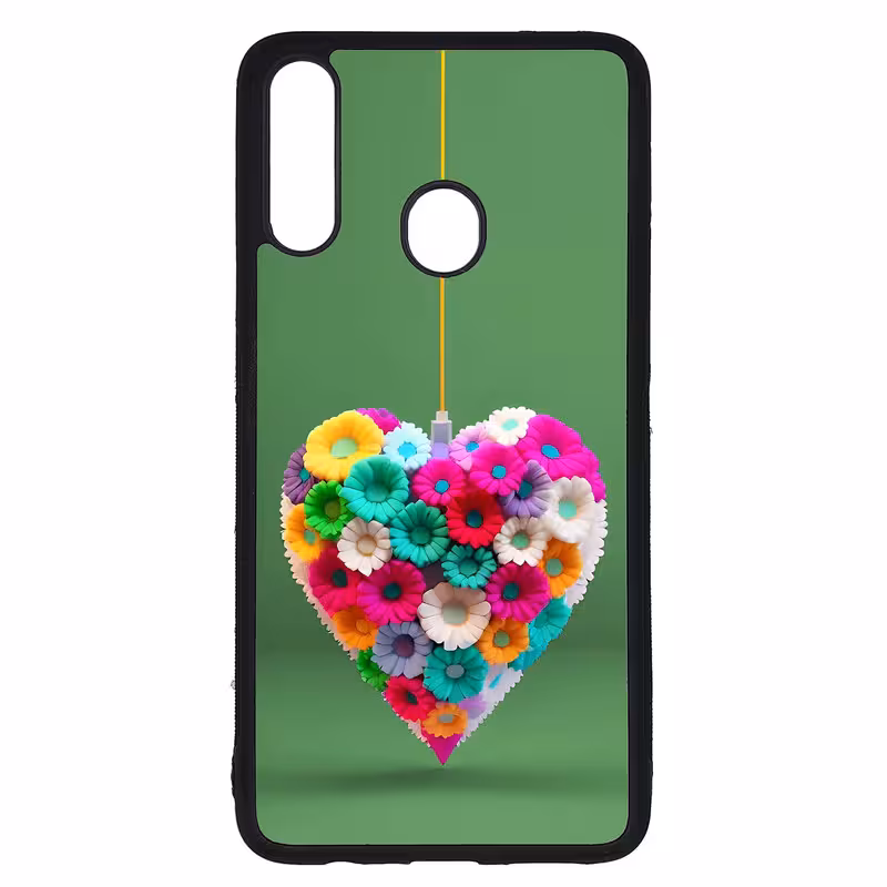 کاور طرح قلبی کد G-146 مناسب برای گوشی موبایل سامسونگ Galaxy A20s | دیجی قاب دونی
