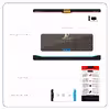 برچسب پوششی ماهوت مدل LOUIS-VUITTON-Logo مناسب برای تبلت سونی Xperia Tablet Z LTE 2013