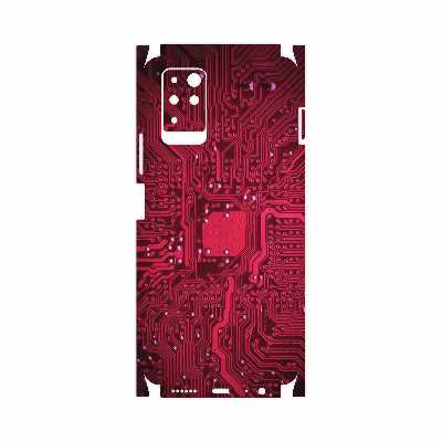 برچسب پوششی ماهوت مدل Red-Printed-Circuit-Board-FullSkin مناسب برای گوشی موبایل اینفینیکس Note 10