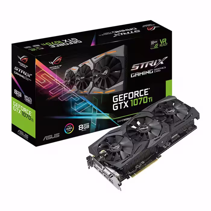 کارت گرافیک ایسوس ROG STRIX GTX1070TI 8G GAMING