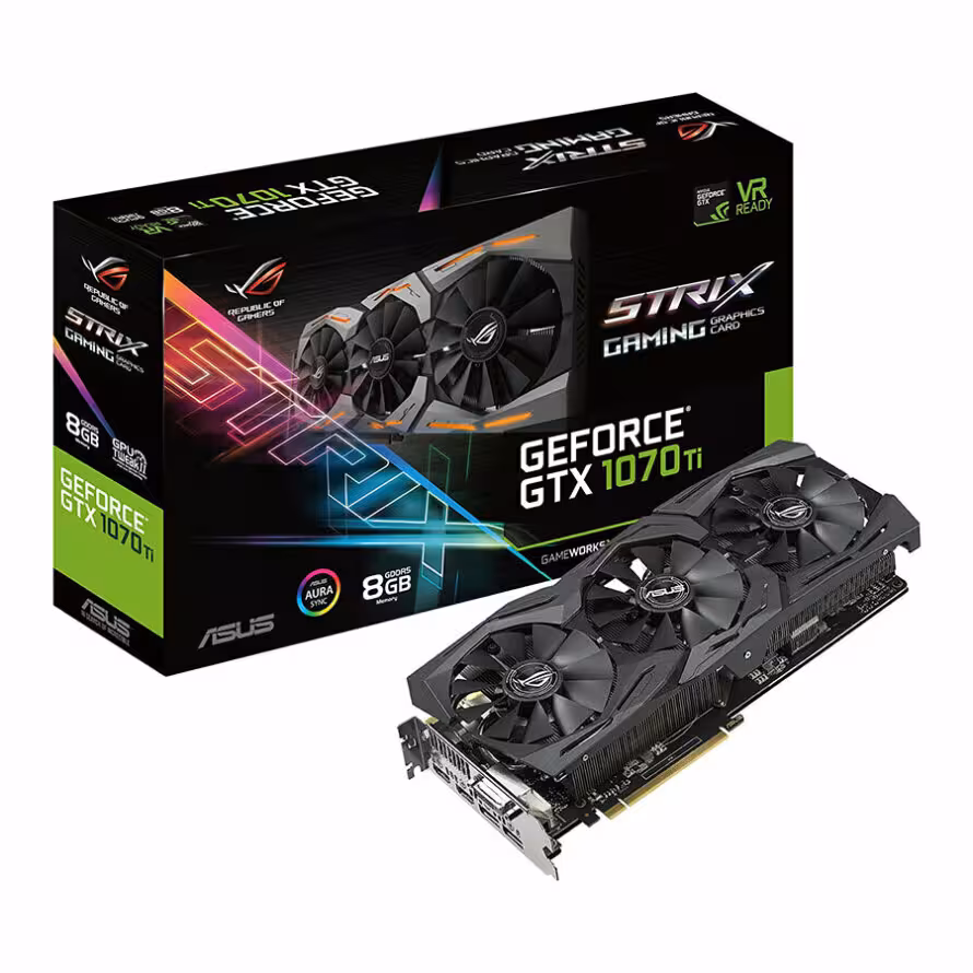 کارت گرافیک ایسوس ROG STRIX GTX1070TI 8G GAMING