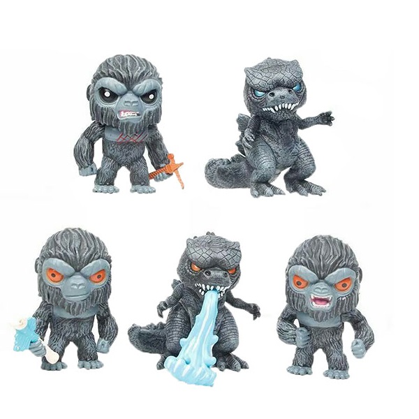 فیگور مدل Godzila And KingKong بسته پنج عددی