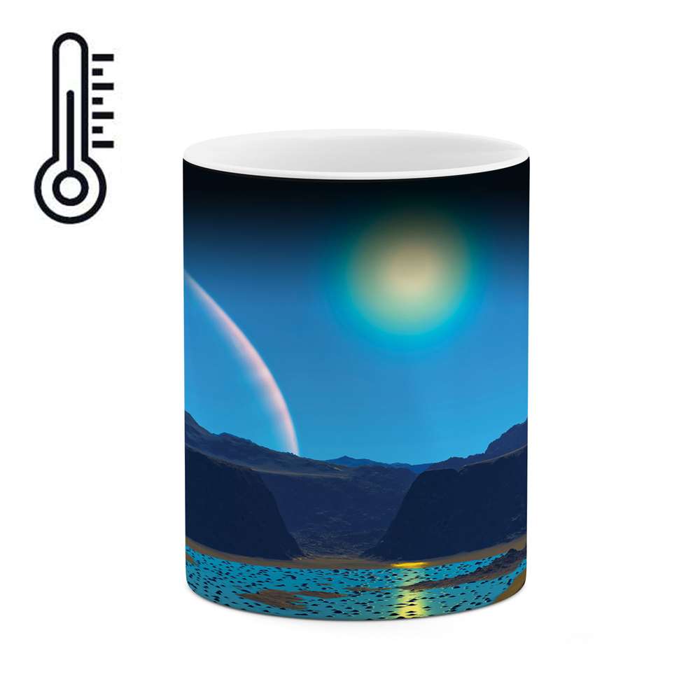 ماگ حرارتی طرح ماه و خورشید مدل mgh00415