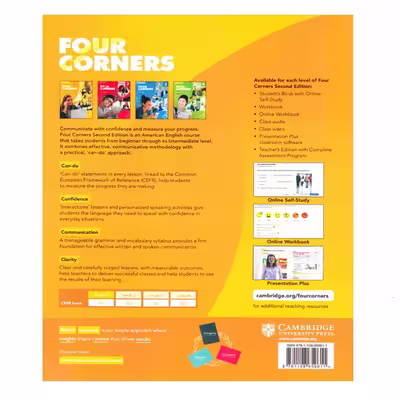 کتاب Four Corners 2nd Edition اثر Jack C. Richard And David Bohlke انتشارات سپاهان 4 جلدی