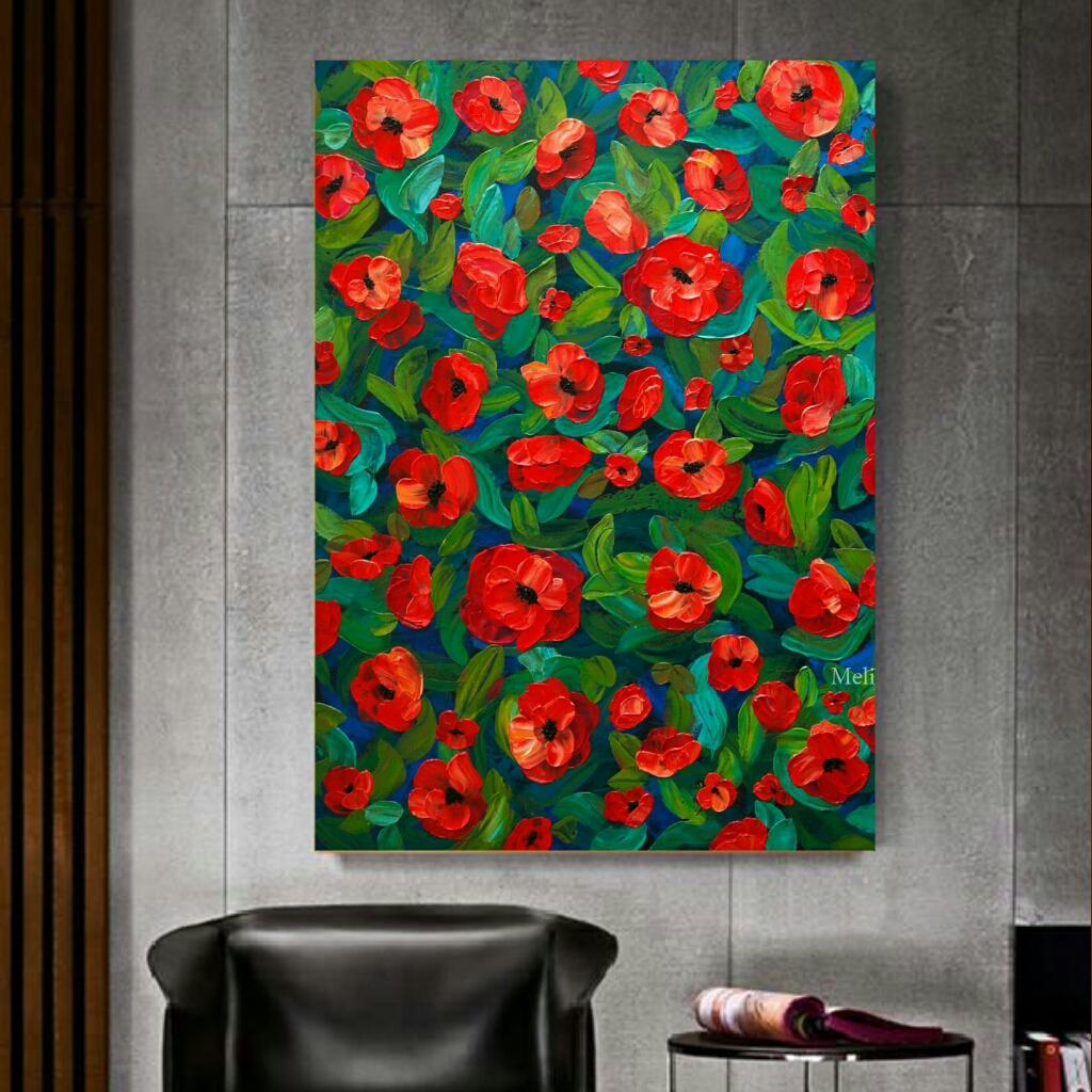 تابلو شاسی طرح گل کد BL299