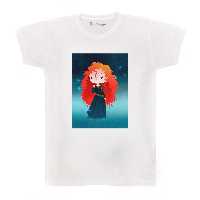 تی شرت بچگانه پرمانه طرح انیمیشن دلیر کد pmt.3893