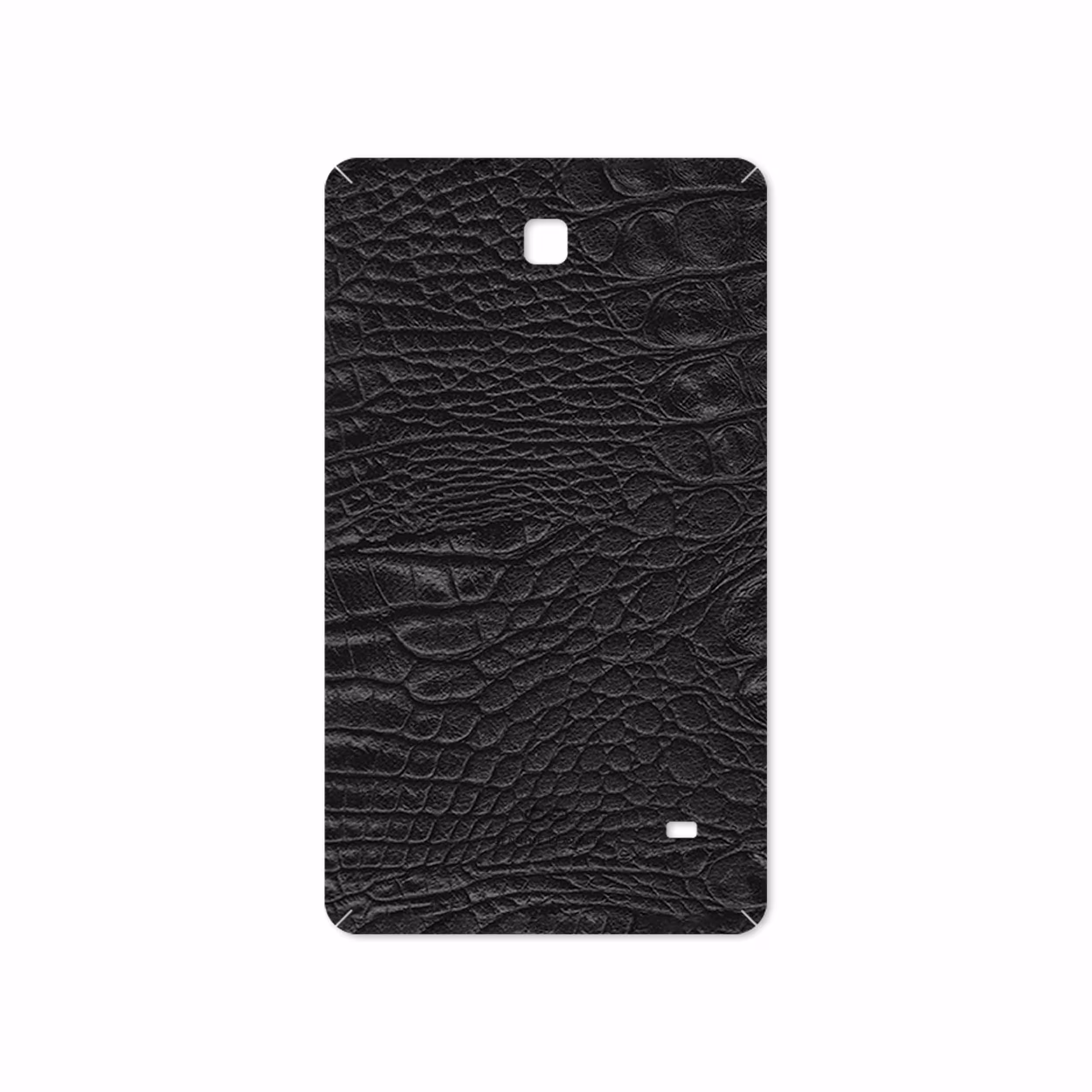 برچسب پوششی ماهوت مدل Black-Crocodile-Leather مناسب برای تبلت سامسونگ Galaxy Tab 4 7.0 2014 T231