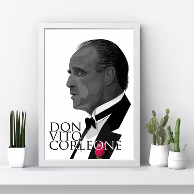 تابلو مدل پدرخوانده Godfather کد S0628-w