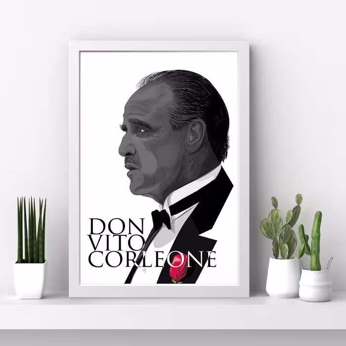 تابلو مدل پدرخوانده Godfather کد S0628-w
