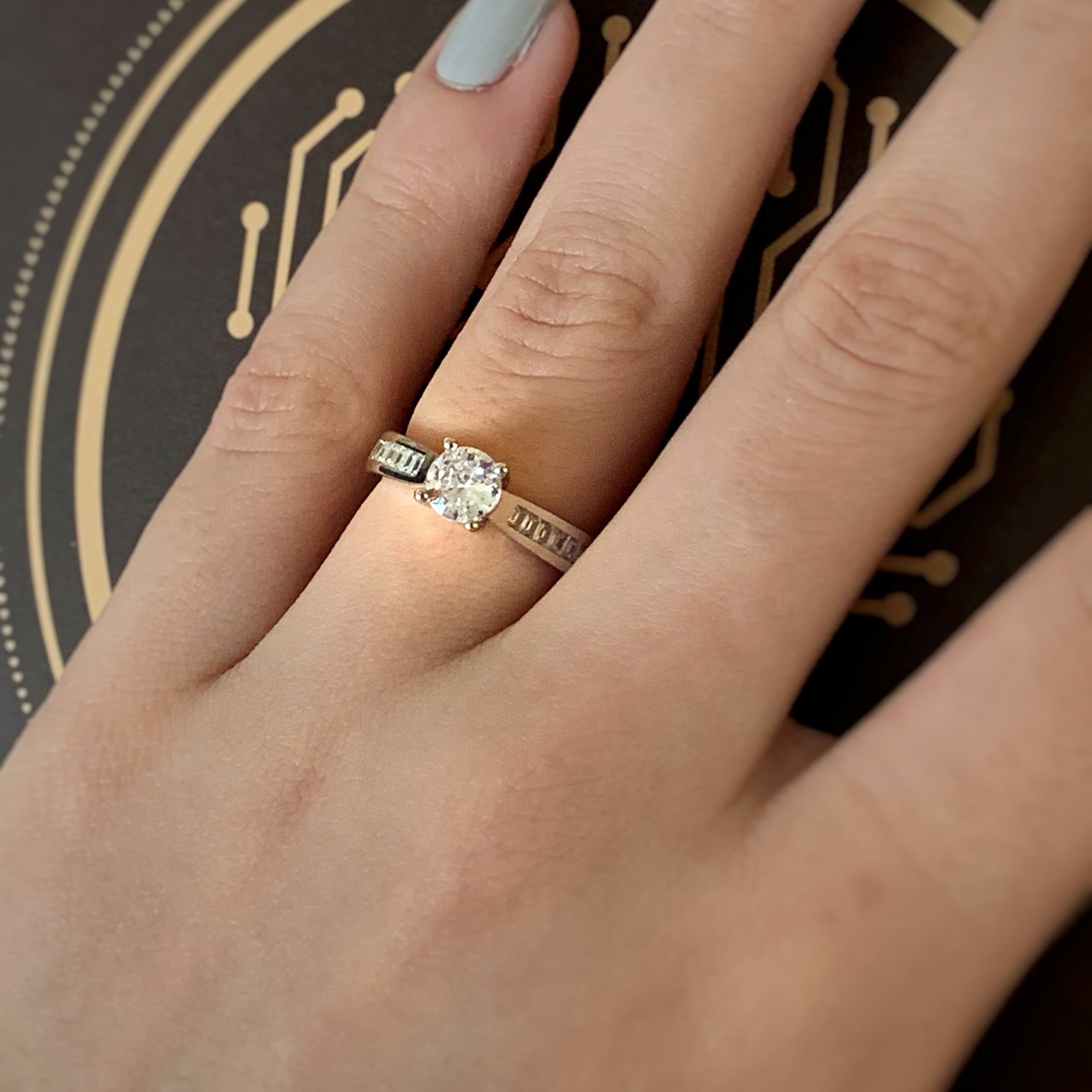 انگشتر جواهری کیفیت درجه یک زنانه و دخترانه