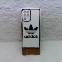 گارد (قاب) گوشی A22 4G M32 4G مدل پشت گلس گلدلاین کیفیت عالی رنگ ثابت طرح آدیداس مناسب گوشی Samsung A22 4G M32 4G