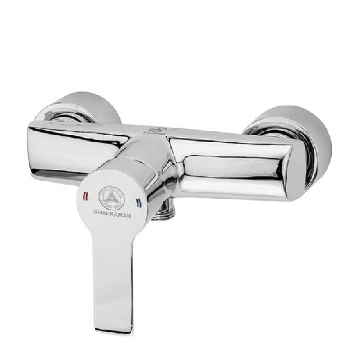 شیر دستشویی قهرمان مدل الماس دسته یاقوت (60 ماه گارانتی)