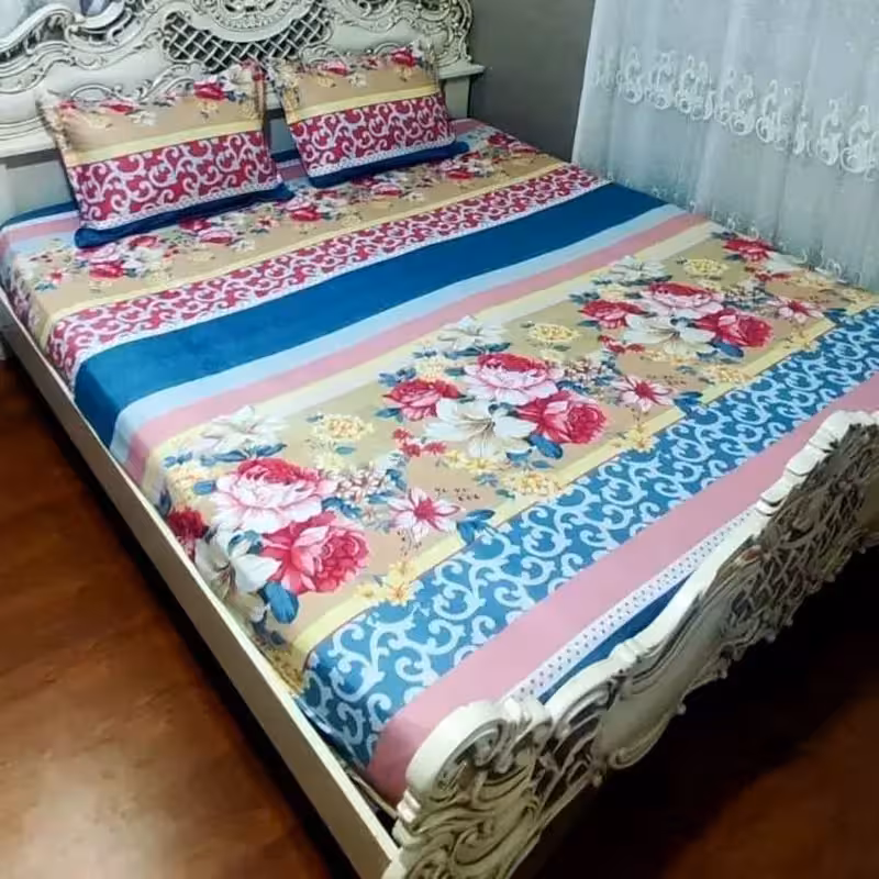روتختی نیم ست گلدار دونفره