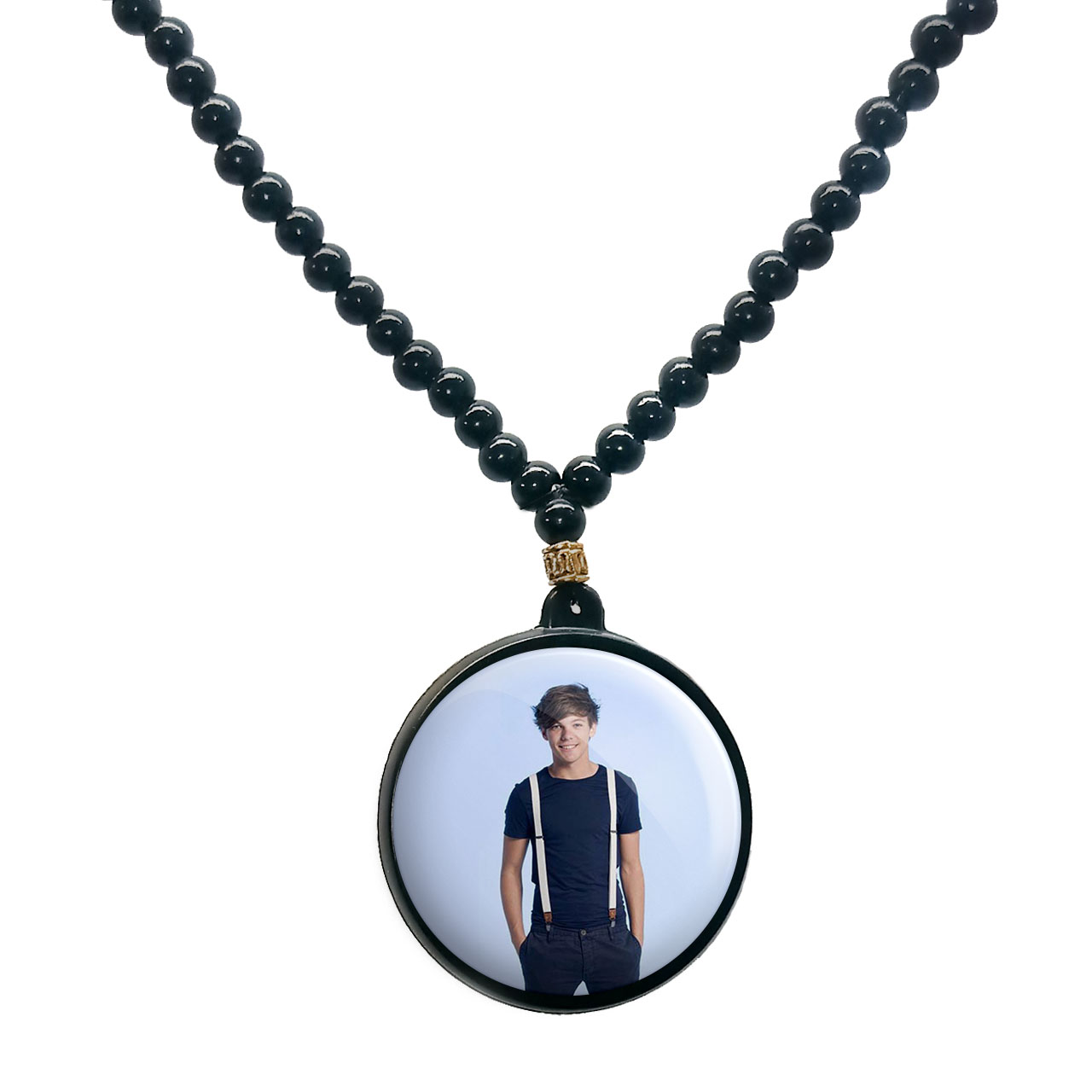 گردنبند پرمانه طرح One Direction کد pmd.13703 مدل دو طرفه