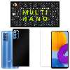 برچسب پوششی مولتی نانو مدل X-S1NF1M مناسب برای گوشی موبایل سامسونگ Galaxy M52 به همراه محافظ صفحه نمایش