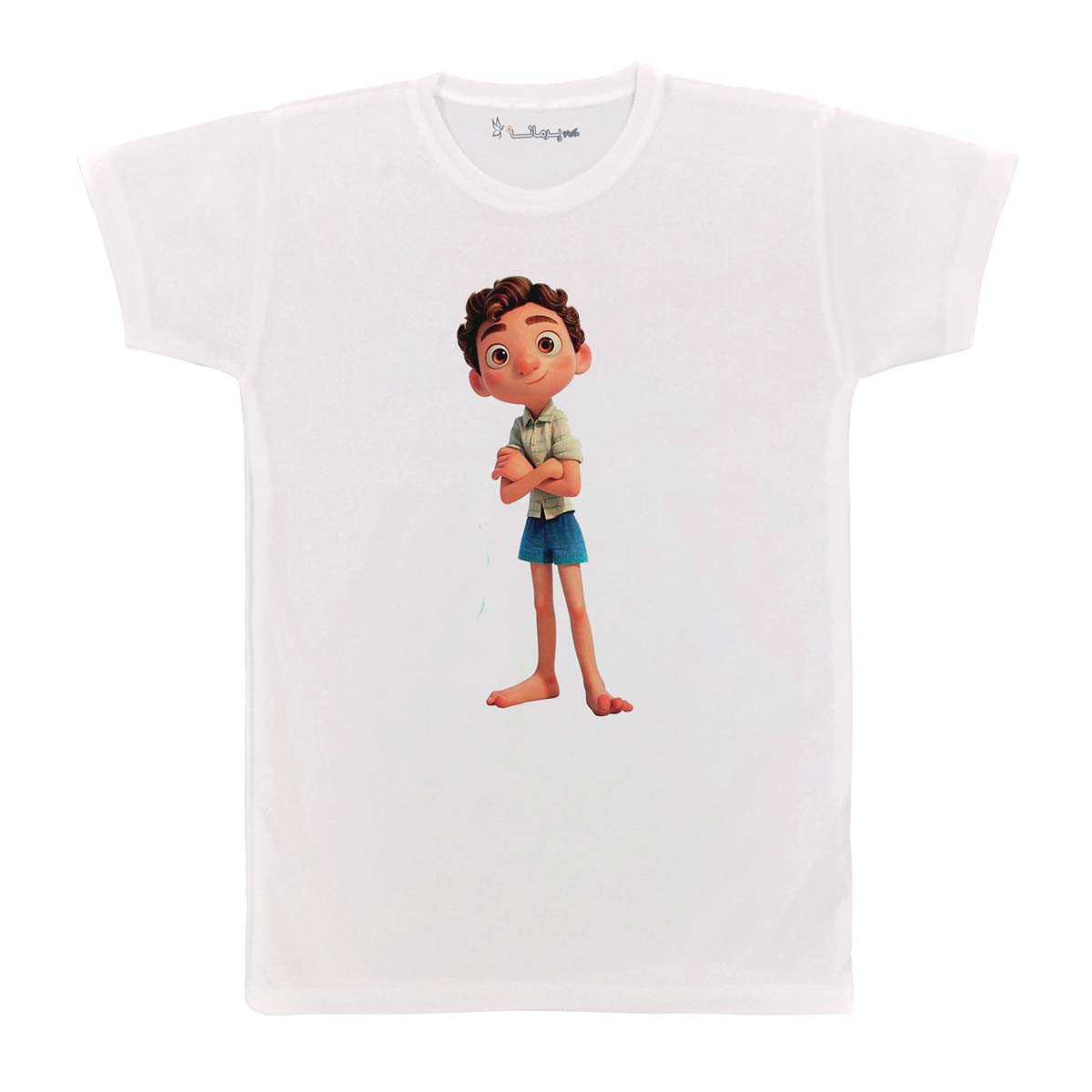 تی شرت بچگانه پرمانه طرح luca کد pmt.2545