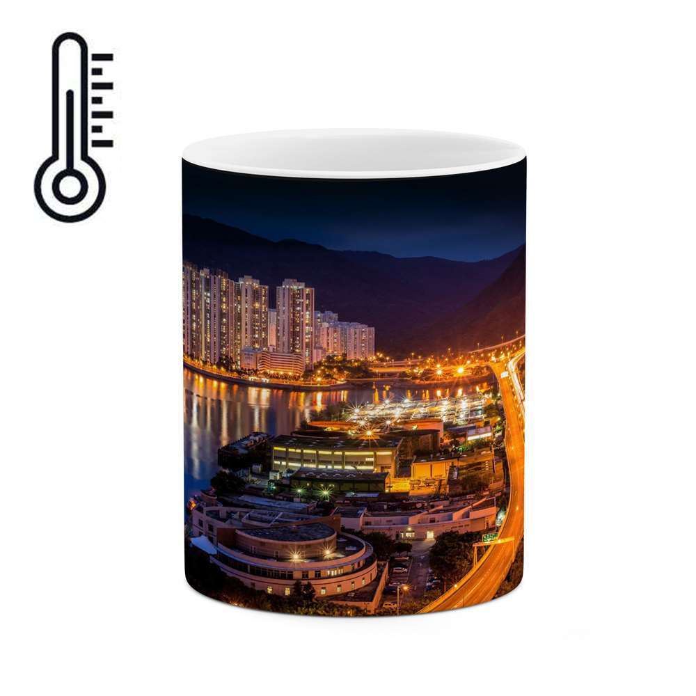 ماگ حرارتی کاکتی طرح شهر مدل mgh15841