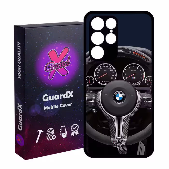کاور گارد ایکس طرح BMW مدل Glass10345 مناسب برای گوشی موبایل سامسونگ Galaxy S22 Ultra