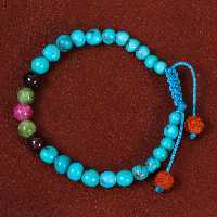 دستبند هفت چاکرا اسپرت کد 26957 - جواهری مشاهیر