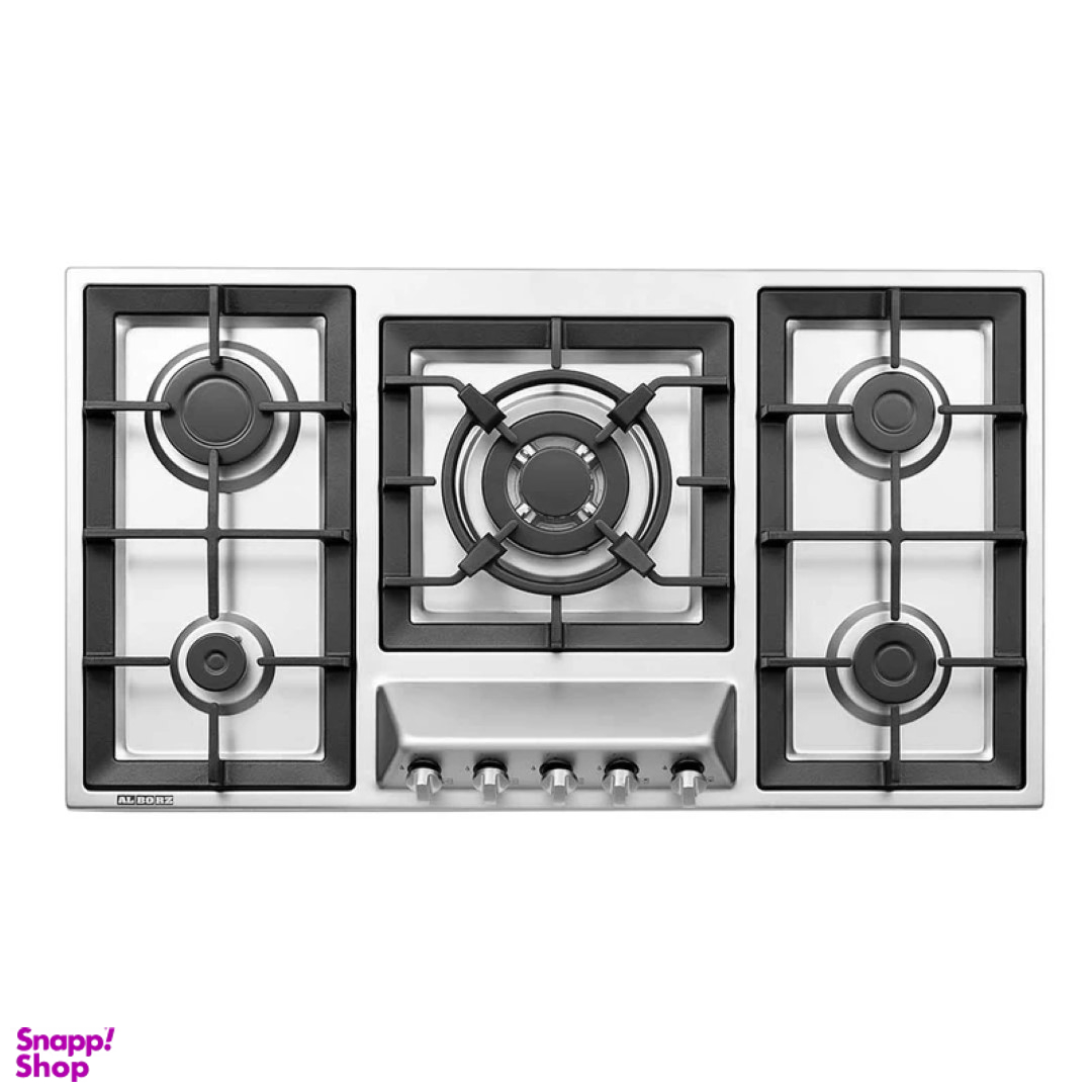 اجاق گاز صفحه ای استیل البرز مدل S-5960i