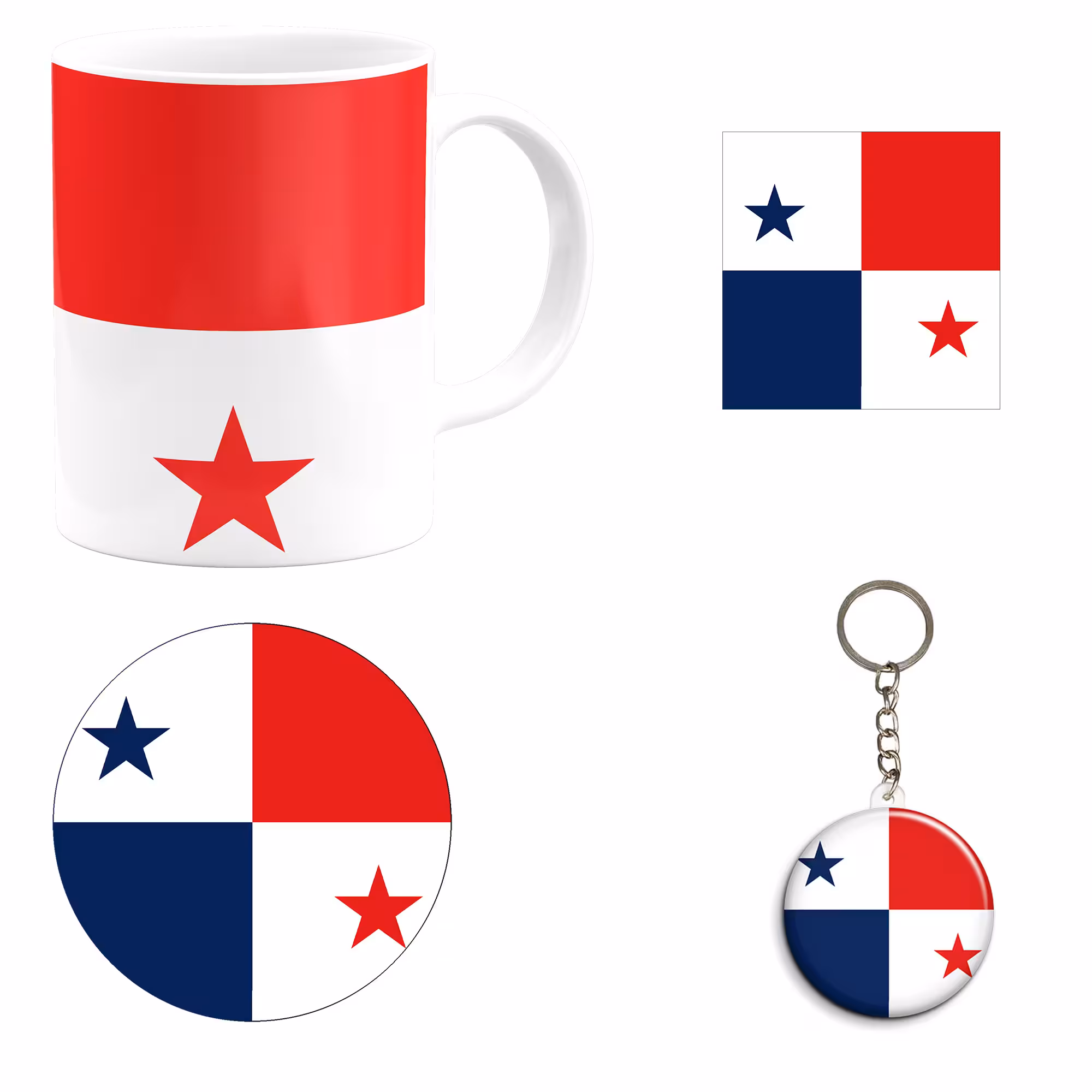ست هدیه ماگ طرح پرچم پاناما مدل Panama کد M1