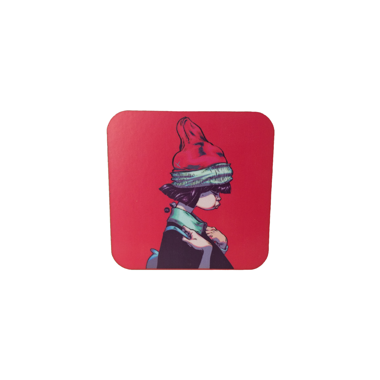 زیرلیوانی طرح Girl کد 127