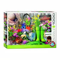 پازل 1000 تکه یوروگرافیکس پازلز مدل Garden Tools كد 5391-6000