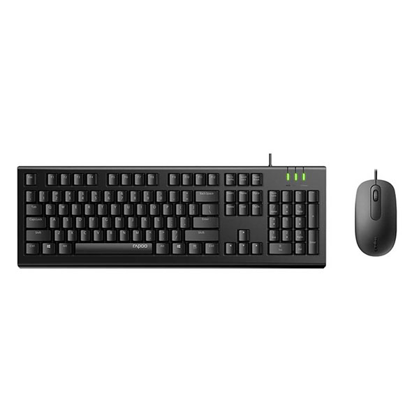 کيبورد و ماوس با سیم رپو مدل X120 Pro - فروشگاه اینترنتی طیف سنتر