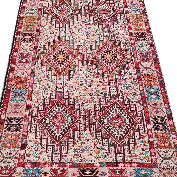 گلیم دستبافت دو نیم متری کد 981