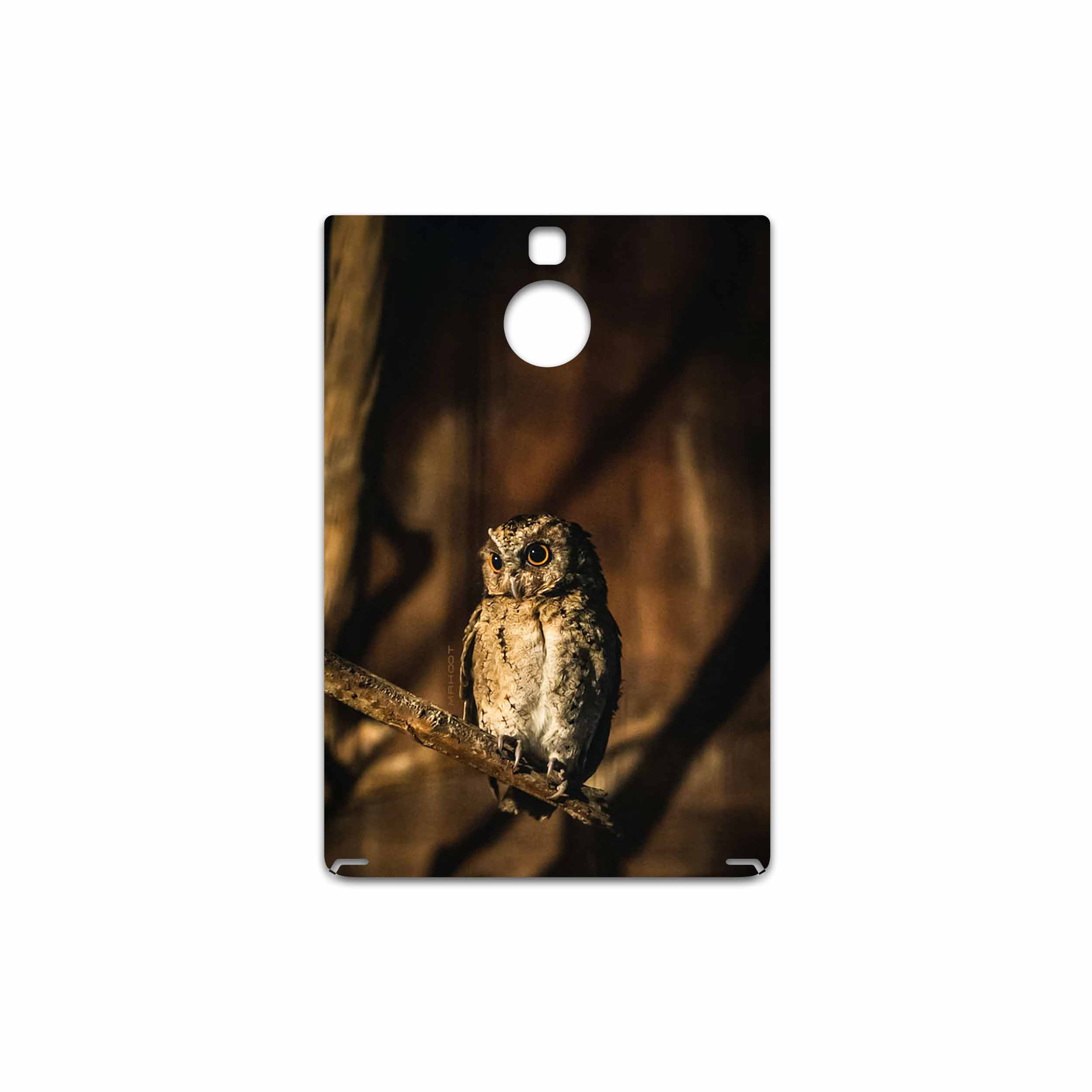 برچسب پوششی ماهوت مدل Owl مناسب برای گوشی موبایل بلک بری Passport Silver Edition