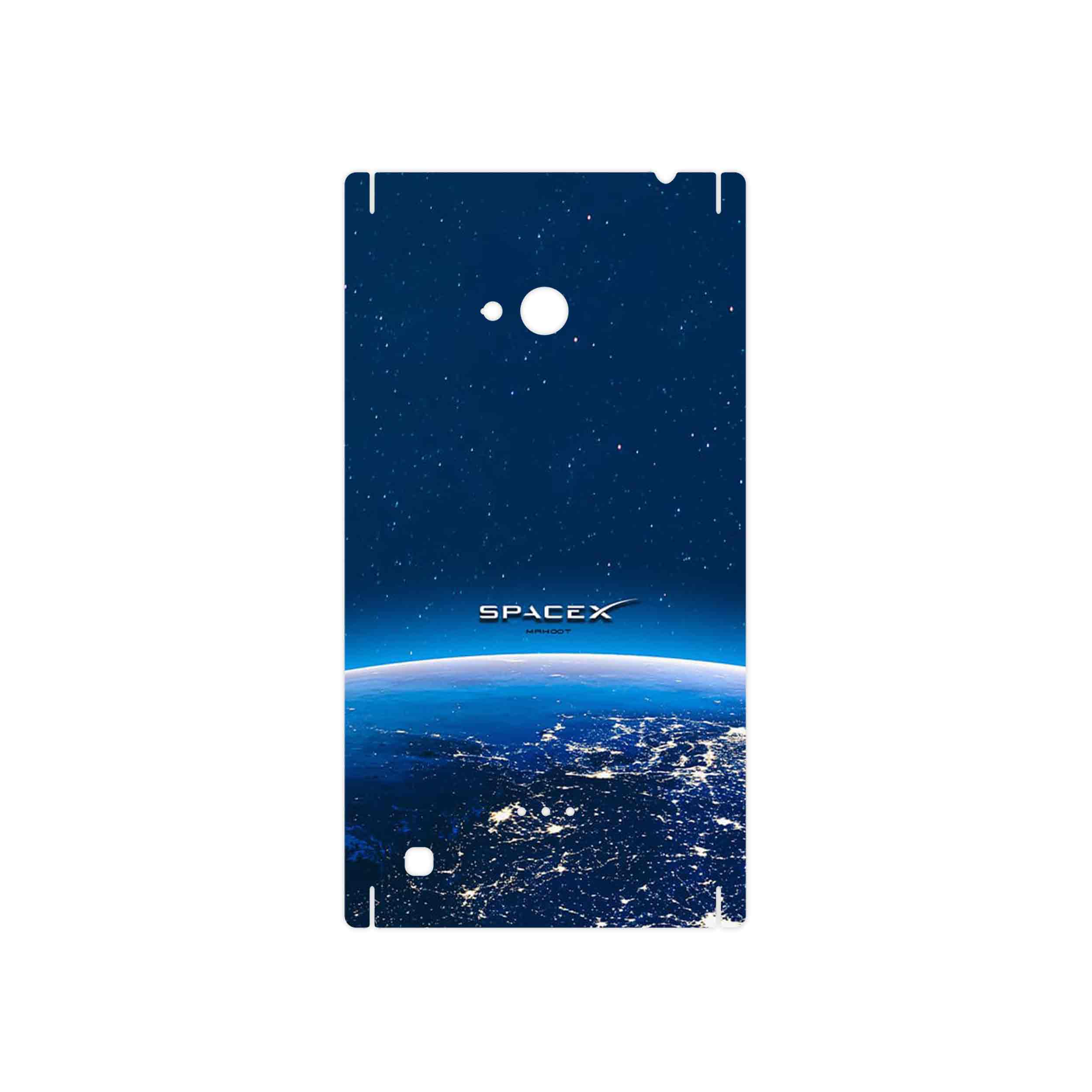 برچسب پوششی ماهوت مدل Space X مناسب برای گوشی موبایل نوکیا Lumia 720