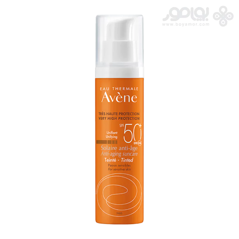 فلوئید ضد آفتاب رنگی اون مدل ANTI AGE حاوی SPF50 حجم 50 میل