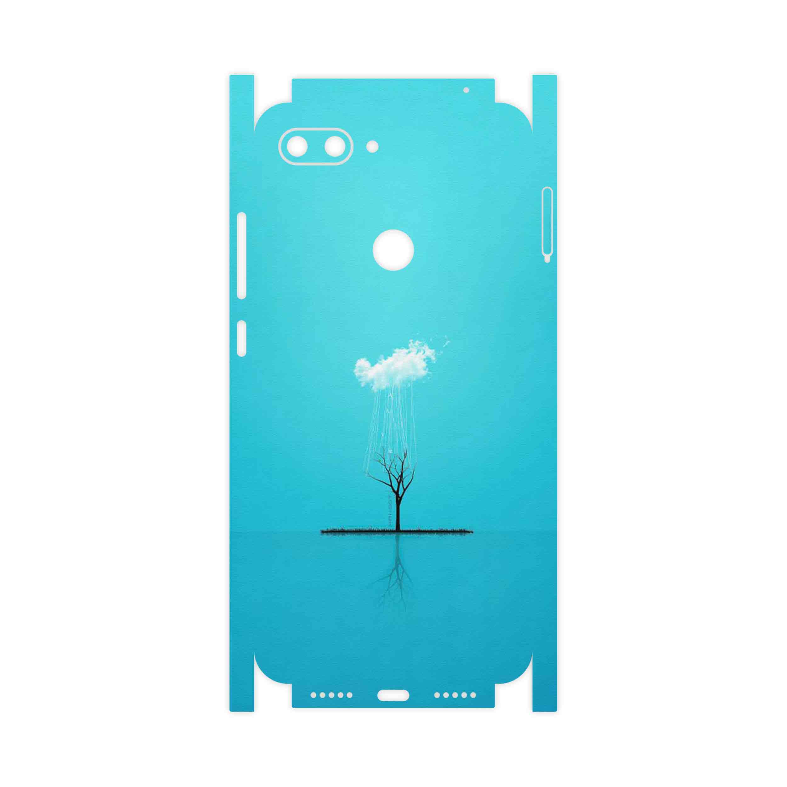 برچسب پوششی ماهوت مدل Minimal Tree-FullSkin مناسب برای گوشی موبایل شیائومی Mi 8 Lite