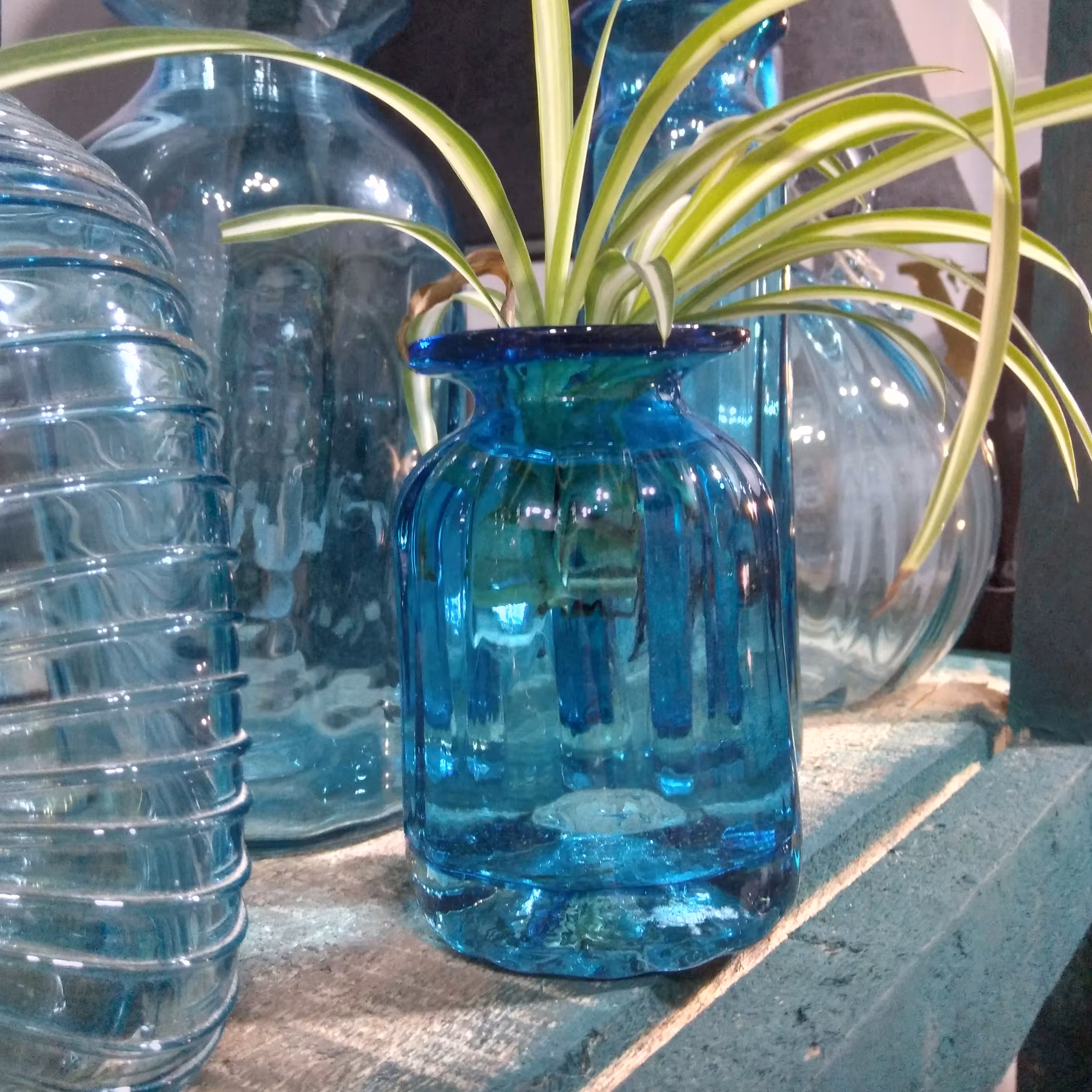 گلدان ساحل شیشه ای 