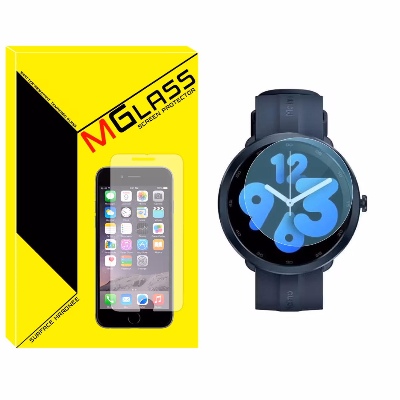 محافظ صفحه نمایش شیشه‌ای ام گلس مدل SH-MG مناسب برای ساعت هوشمند شیائومی Maimo Watch R