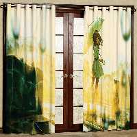 پرده مدل مخمل پانچی کد 6917 سایز 280x140 سانتی متر