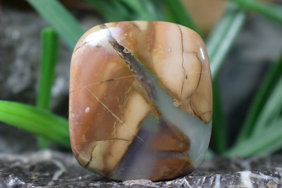 عقیق کلسدونی قهوه ای