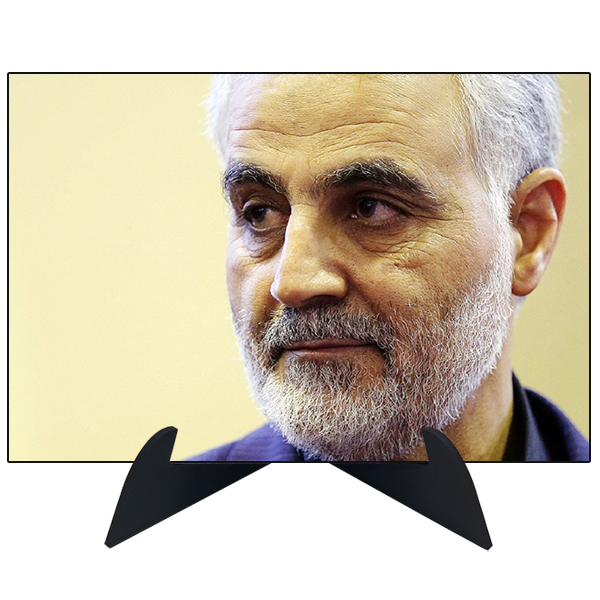 تابلو شاسی رومیزی طرح شهید سردار قاسم سلیمانی مدل AG-88