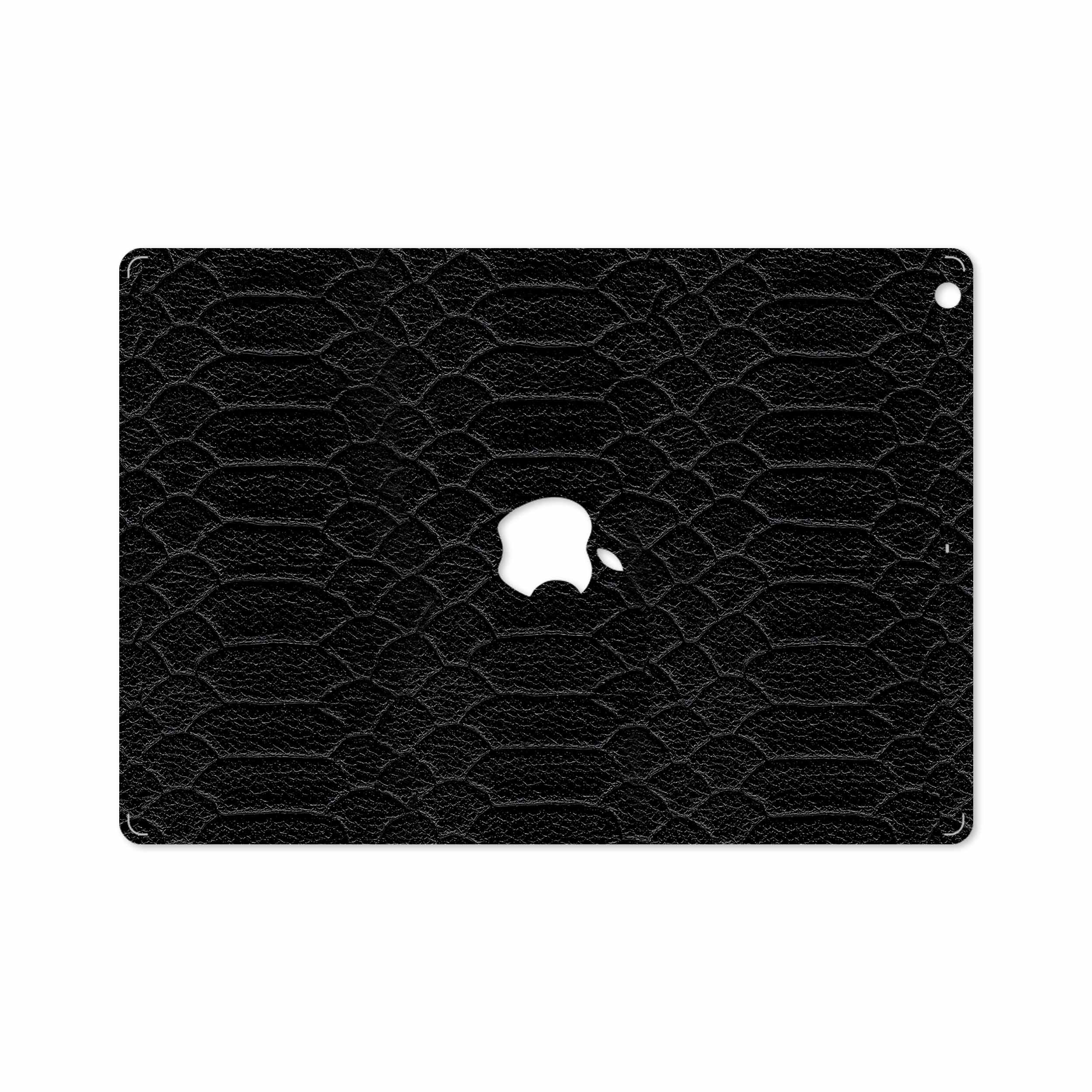 برچسب پوششی ماهوت مدل Black-Snake-Leather مناسب برای تبلت اپل iPad Air 2013 A1476