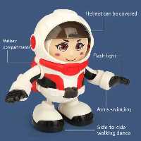 چراغ خواب و ربات رقصنده و موزیکال اسباب بازی مرد فضایی