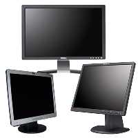 مانیتور استوک 19 اینچ واید Dell hp