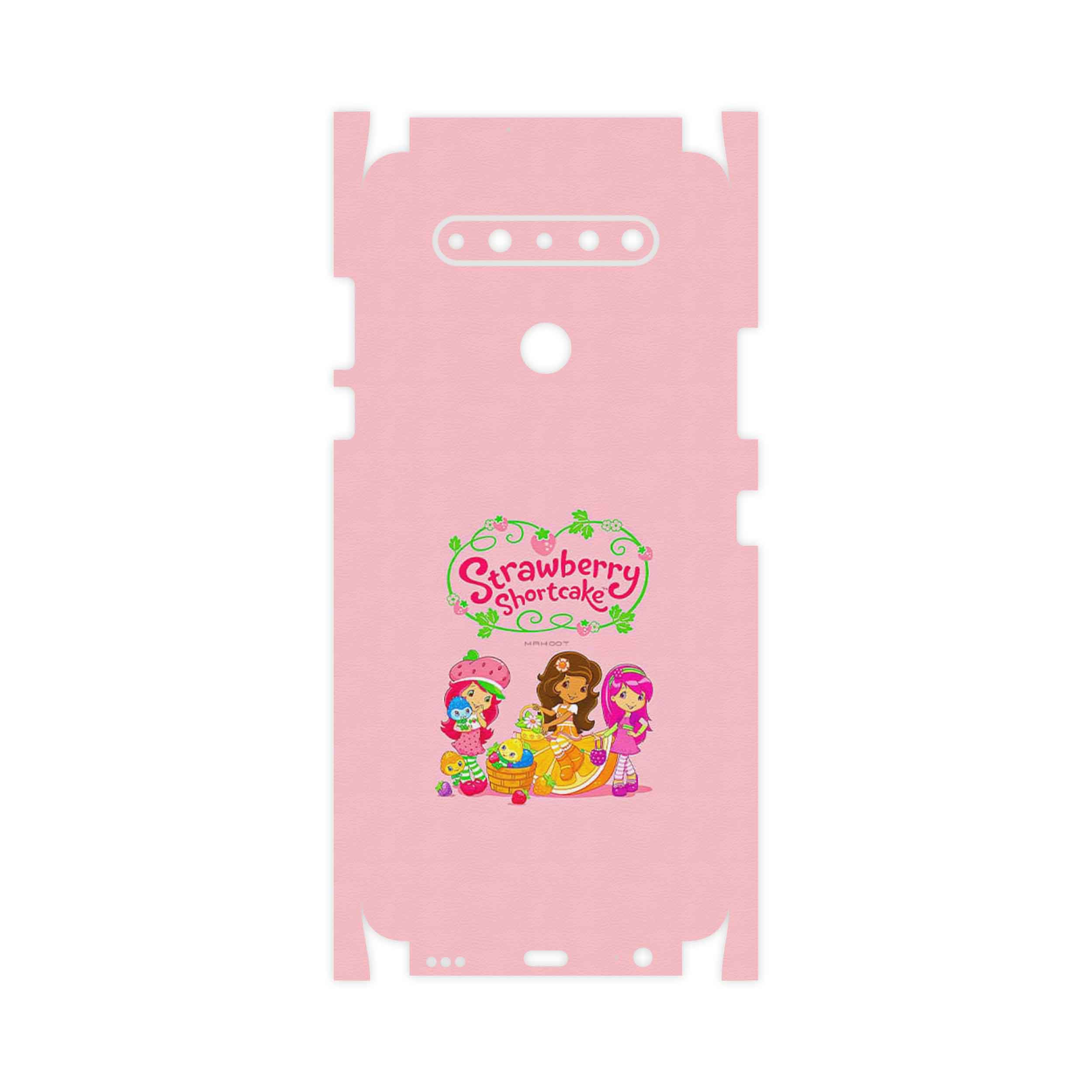برچسب پوششی ماهوت مدل Strawberry Shortcake-FullSkin مناسب برای گوشی موبایل ال جی K51s