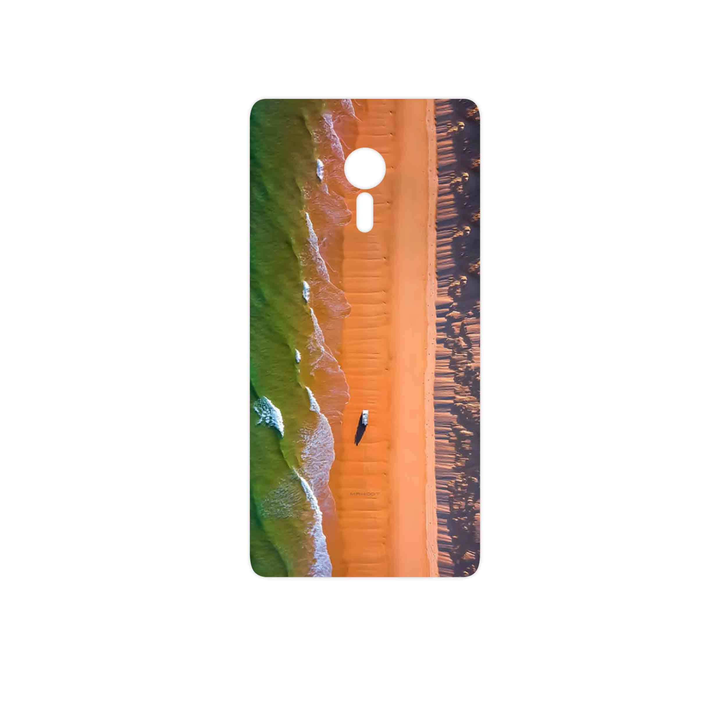 برچسب پوششی ماهوت مدل Beach and Green Sea مناسب برای گوشی موبایل لنوو ZUK Z2 Pro