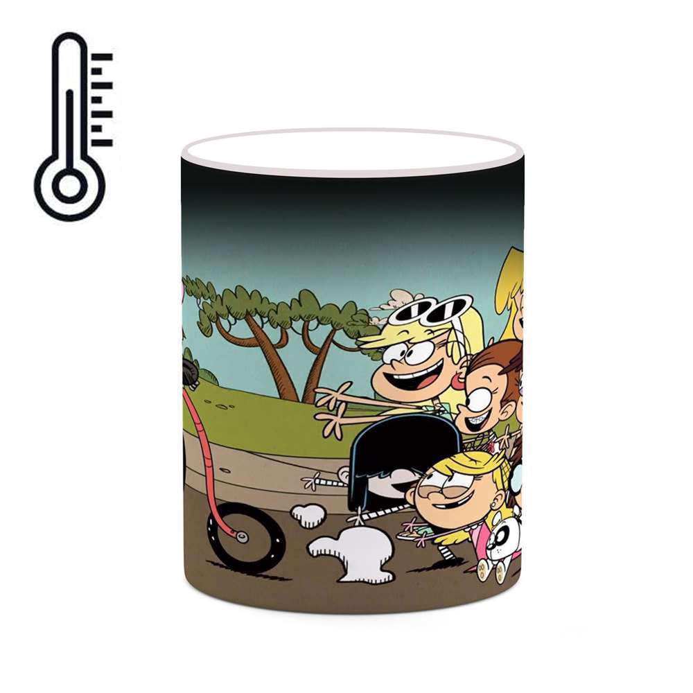 ماگ حرارتی کاکتی طرح کارتون The Loud House مدل mgh23440